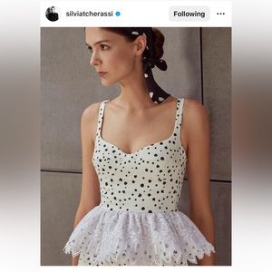 Silvia Tcherassi Peplum top XS